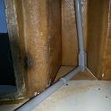 Even the conduit is protected where possible, here being tucked up under the coaming.
